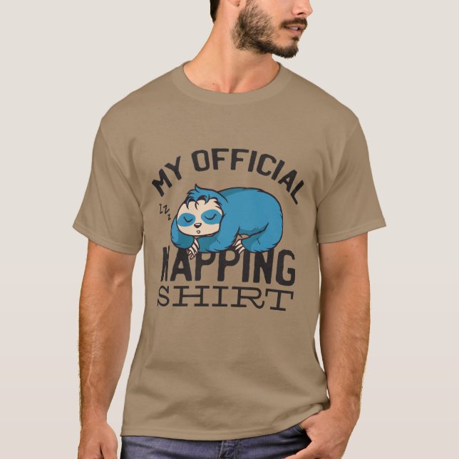 Mein offizielles Shirt - Lächelnder Schlaf (Vorderseite)