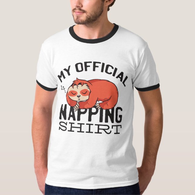 Mein offizielles Shirt - Lächelnder Schlaf (Vorderseite)