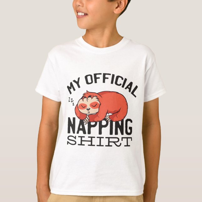 Mein offizielles Shirt - Lächelnder Schlaf (Vorderseite)
