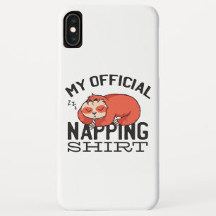 Mein offizielles Shirt - Lächelnder Schlaf Case-Mate iPhone Hülle