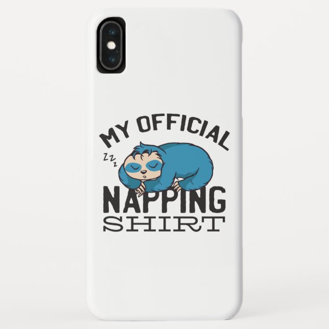 Mein offizielles Shirt - Lächelnder Schlaf Case-Mate iPhone Hülle (Rückseite)