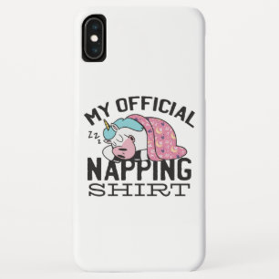 Mein offizielles Shirt - Lazy sleeping Unicorn Case-Mate iPhone Hülle