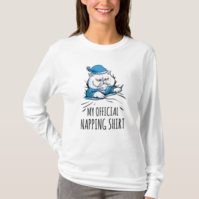 Mein offizielles Shirt mit Schlafhund (Vorderseite)