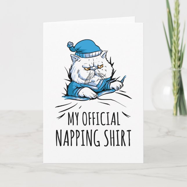 Mein offizielles Shirt mit Schlafhund Karte (Vorderseite)