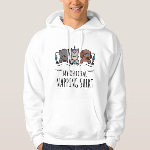 Mein offizielles Shirt schlafend Unicorn Dog Cat