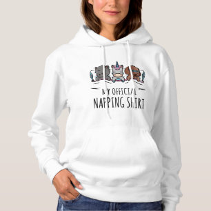 Mein offizielles Shirt schlafend Unicorn Dog Cat