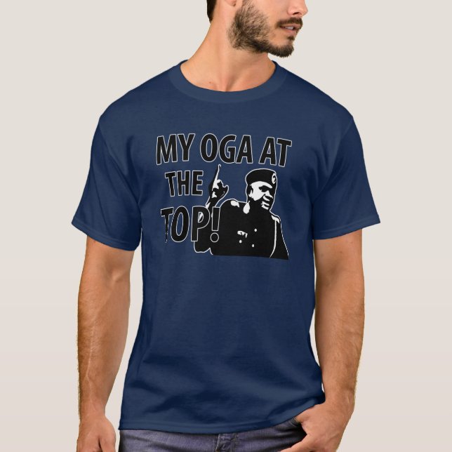 Mein Oga an der Spitze T-Shirt (Vorderseite)