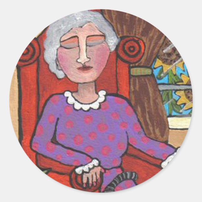 Mein Oma - Aufkleber (Vorderseite)