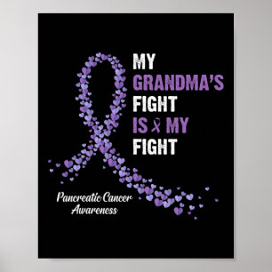 Mein Oma kämpft gegen Bauchspeicheldrüsenkrebs A Poster