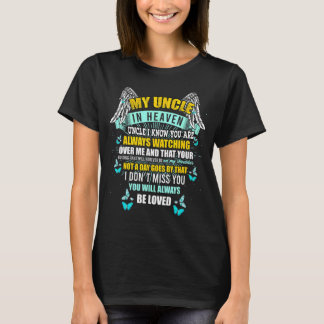 Mein Onkel im Himmel schaut immer über meine Vermi T-Shirt
