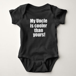 Mein Onkel ist cooler als dein lustiges Neffe-Shir Baby Strampler
