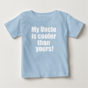 Mein Onkel ist cooler als dein lustiges Neffe-Shir Baby T-shirt
