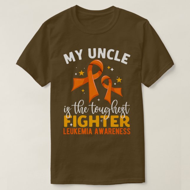 Mein Onkel ist der härteste Kampf gegen Leukämie-A T-Shirt (Design vorne)