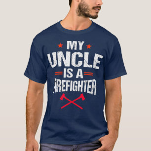 Mein Onkel ist ein Feuerwehrmann Vintag dünne rot T-Shirt
