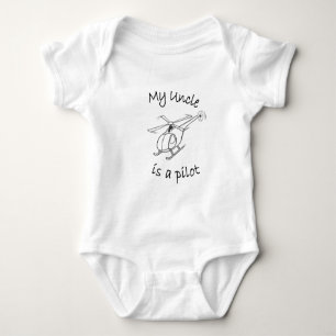 Mein Onkel ist ein Pilot Baby Strampler