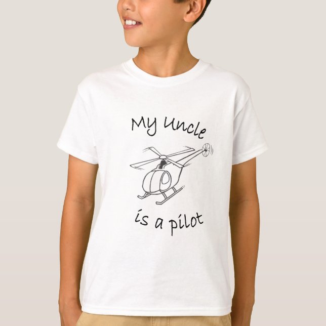 Mein Onkel ist ein Pilot T-Shirt (Vorderseite)