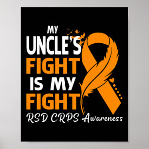 Mein Onkel kämpft mit meinem Kampf RSS Crps Bewuss Poster