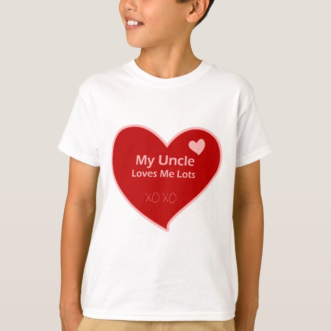 Mein Onkel Loves Me Lots T-Shirt (Vorderseite)