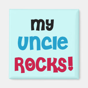 Mein Onkel Rocks T-shirts und Geschenke Magnet
