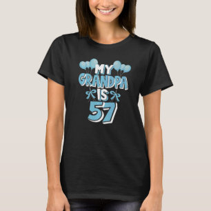 Mein Opa ist 57 Jahre alt Großvater 57. Geburtstag T-Shirt