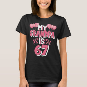 Mein Opa ist 67 Jahre alt Grampa 67. Geburtstag T-Shirt