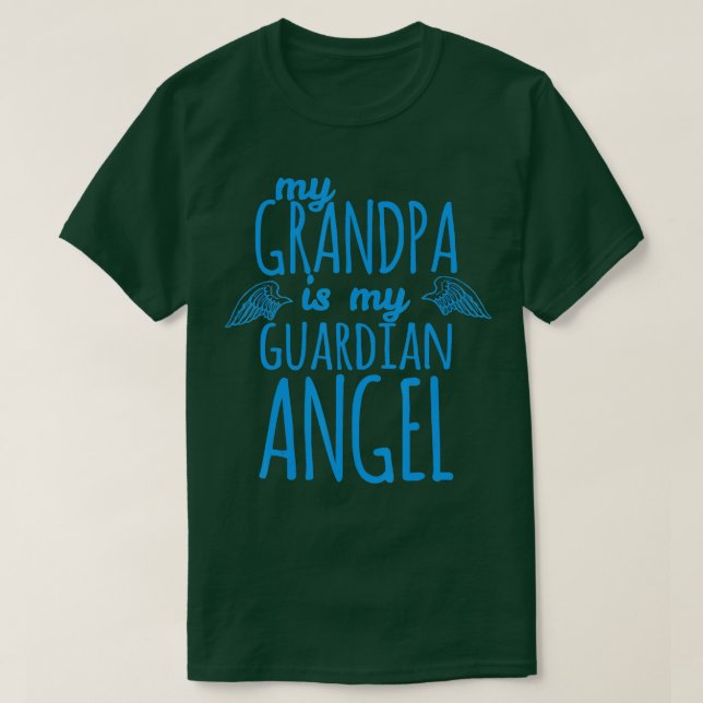 Mein Opa ist mein Wächter Angel T-Shirt (Design vorne)