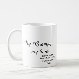 Mein Opa mein Held Kaffeetasse