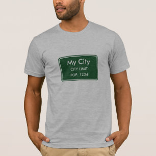 Mein Ortsschild - Grau T-Shirt