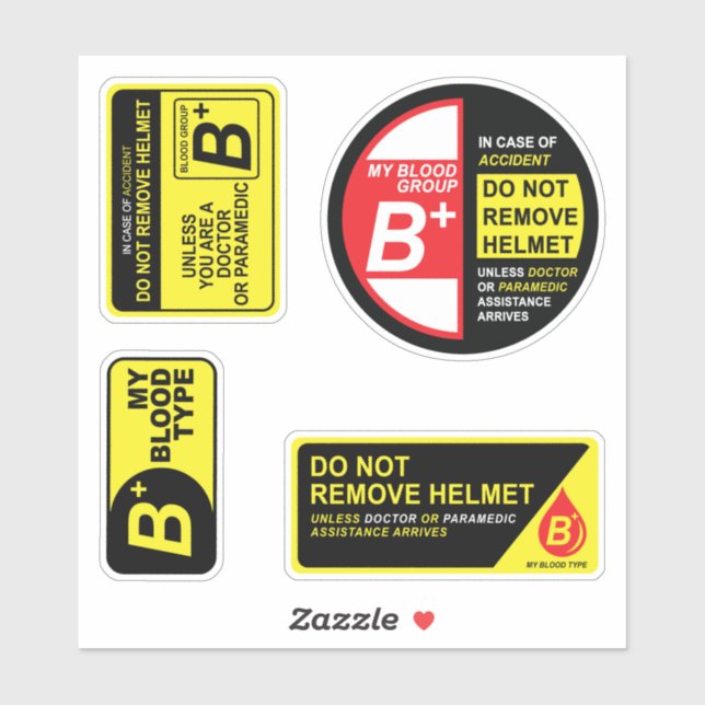 Mein Paket mit den Aufklebern Typ B Aufkleber (Blatt)