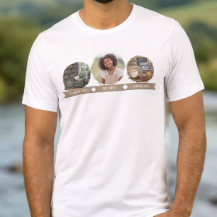 Mein Papa Foto Buchliebhaber Papa Kaffee Papa T-Sh Tri-Blend Shirt