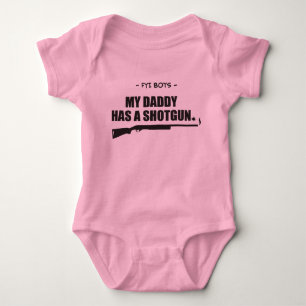 Mein Papa hat ein Shotgun Baby Strampler