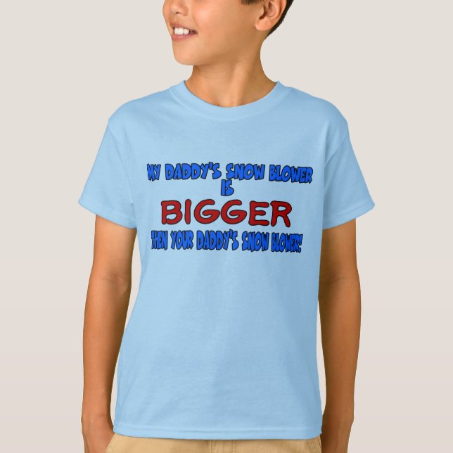Mein Papa hat einen größeren Schneeball als dein P T-Shirt (Vorderseite)