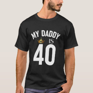 Mein Papa ist 40. 40. Jähriger Papa Vater Vater P T-Shirt