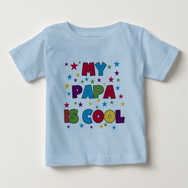 Mein Papa ist Coole T - Shirt und Geschenke (Vorderseite)