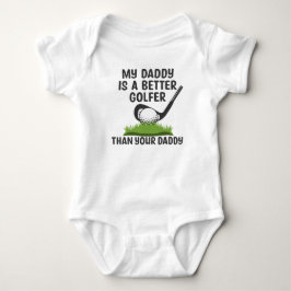 Mein Papa ist ein besserer Golfer als dein Papa Baby Strampler