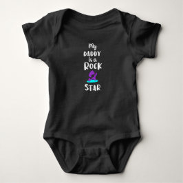 Mein Papa ist ein Rockstar-Baby-Bodysuit Baby Strampler