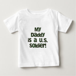 Mein Papa ist ein US-Soldat-Hemden und Geschenke Baby T-shirt
