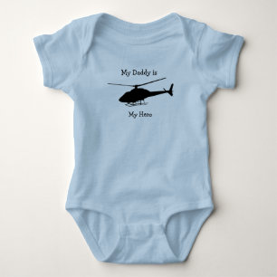 Mein Papa ist mein Helikopter für Helikopter Baby Strampler