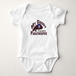 Mein Papa-My Lieblings-Fallschirmjäger- Baby-Jumpe Baby Strampler