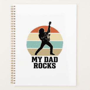 Mein Papa rockt Vintage-Gitarre Sonnenuntergang-Sh Planer