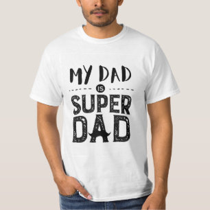 Mein Papa Super-Papa-Design-T-Shirt T-Shirt