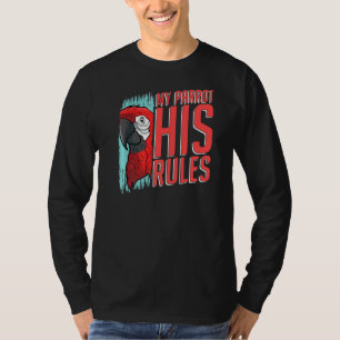 Mein Papagei pfeift den tropischen Vogelpapagei T-Shirt