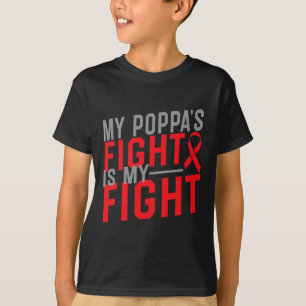 Mein Pappas Kampf ist mein Kampf Blutkrebs-Bewusst T-Shirt