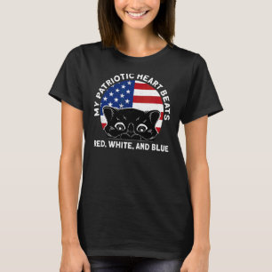 Mein Patriotisches Herz schlägt am 4. Juli T-Shirt