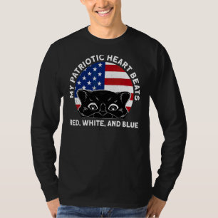 Mein Patriotisches Herz schlägt am 4. Juli T-Shirt