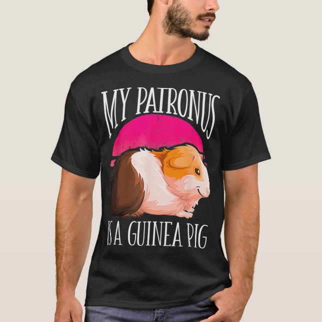Mein Patronin ist eine Guinea, die Guinea Schwein  T-Shirt (Vorderseite)