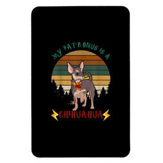 Mein Patronus ist ein Chihuahua Funny Gift Hund Lo Magnet