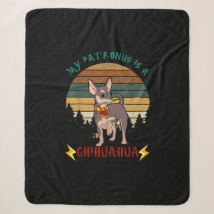 Mein Patronus ist ein Chihuahua Funny Gift Hund Lo Sherpadecke