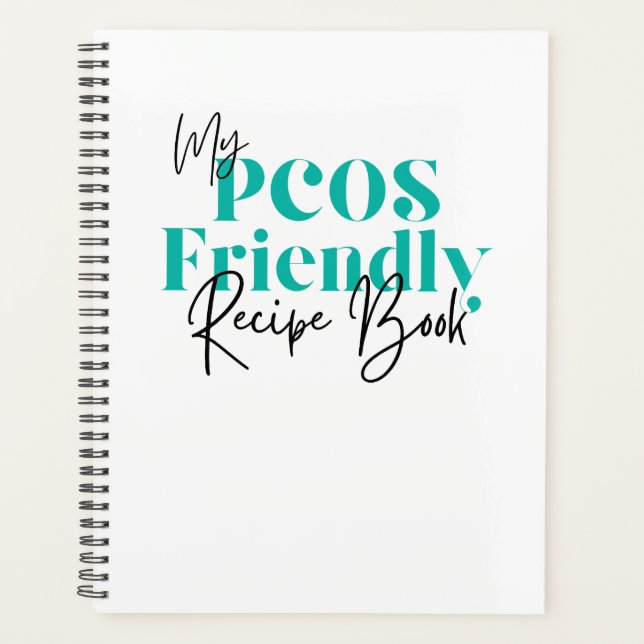 Mein PCOS FREUNDLICHES Rezept Buch Planer (Vorderseite)