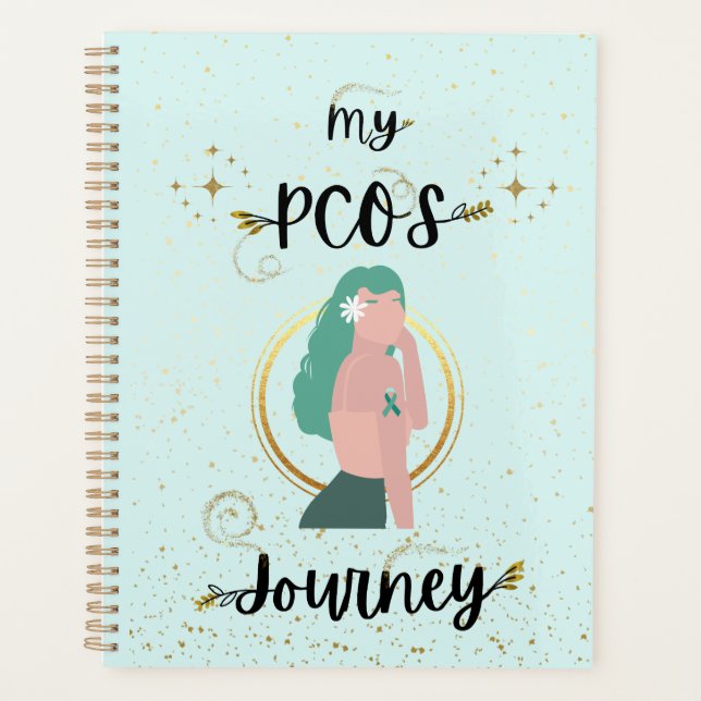 Mein PCOS Journey Polyzystisches Ovarialsyndrom Aq Planer (Vorderseite)